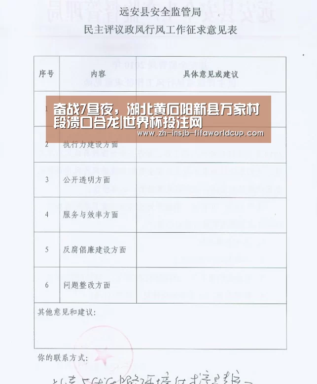 奋战7昼夜,湖北黄石阳新县万家村段溃口合龙|世界杯投注网(图3) 世界杯投注网