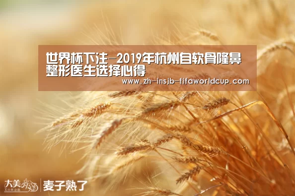 世界杯下注-2019年杭州自软骨隆鼻整形医生选择心得(图3) 世界杯下注